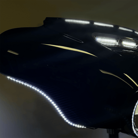 CUSTOM DYNAMICS LIGHT FAIRING STRIPS DUAL COLOR LED AMB/WHT (CD - LED - 36 - AW) - DRIVEN Canada's Powersports CD - LED - 36 - AW
