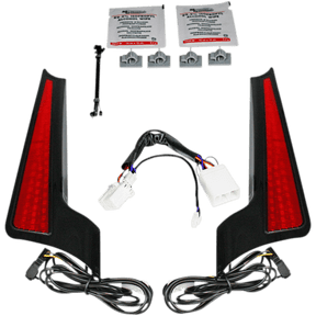 CUSTOM DYNAMICS LIGHT FASCIA 06 - 09BLK/RED (CD - FASCIA - HD - BR) - DRIVEN Canada's Powersports CD - FASCIA - HD - BR