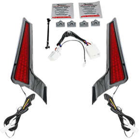 CUSTOM DYNAMICS LIGHT FASCIA 06 - 09CHR/RED (CD - FASCIA - HD - CR) - DRIVEN Canada's Powersports CD - FASCIA - HD - CR