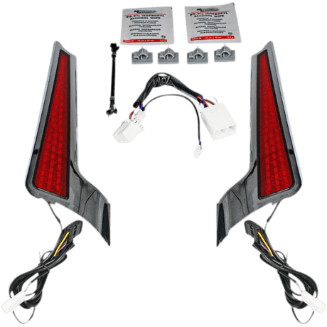 CUSTOM DYNAMICS LIGHT FASCIA 06 - 09CHR/RED (CD - FASCIA - HD - CR) - DRIVEN Canada's Powersports CD - FASCIA - HD - CR