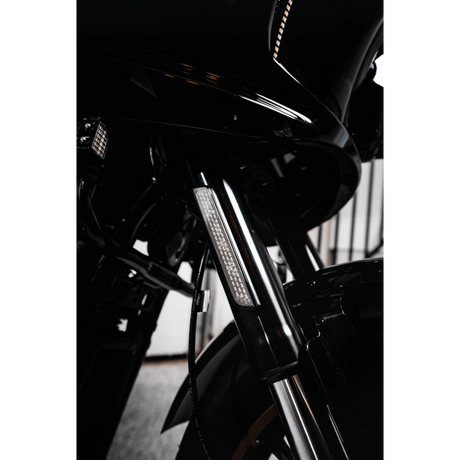 CUSTOM DYNAMICS LIGHT LED FORK REFLECTOR REPLACEMENT SMOKED (CD - FORK - LRST - SB) - DRIVEN Canada's Powersports CD - FORK - LRST - SB