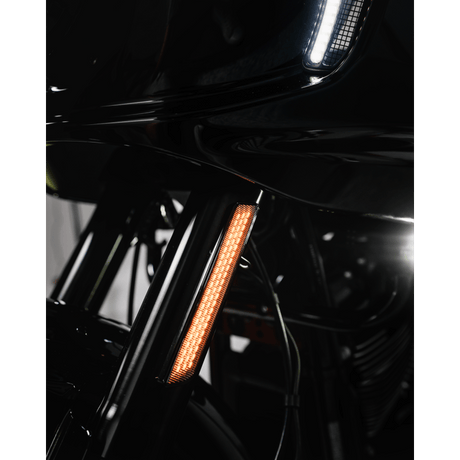 CUSTOM DYNAMICS LIGHT LED FORK REFLECTOR REPLACEMENT SMOKED (CD - FORK - LRST - SB) - DRIVEN Canada's Powersports CD - FORK - LRST - SB