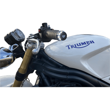CUSTOM DYNAMICS LIGHT LED HANDLEBAR END (CD - BAR - END - AW - B) - DRIVEN Canada's Powersports CD - BAR - END - AW - B