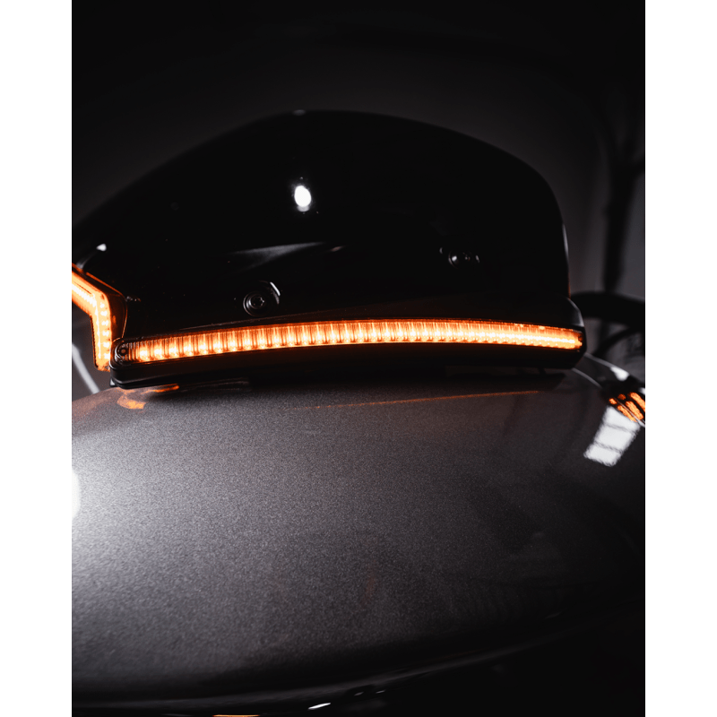 CUSTOM DYNAMICS LIGHT LED TURN SIGNAL WINDSHIELD TRIM LENS - DRIVEN Canada's Powersports CD - RG23 - SWT - B