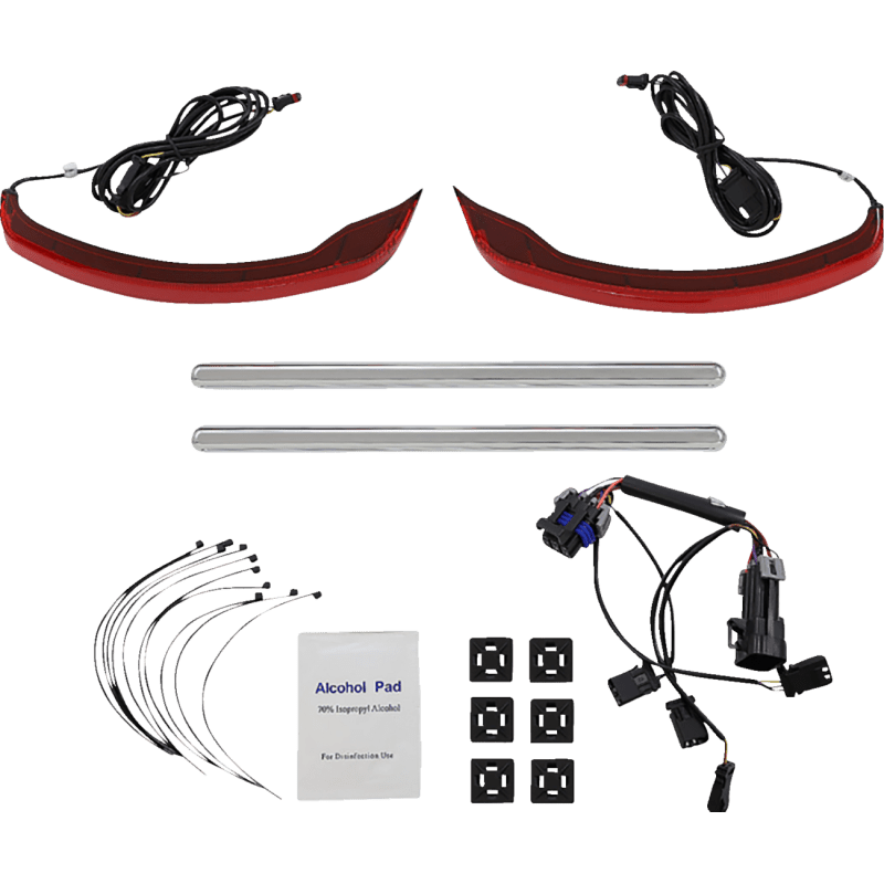 CUSTOM DYNAMICS LIGHT LOW PROFILE SADDLBAG INDIAN - DRIVEN Canada's Powersports CD - IND - SPR - V2 - R