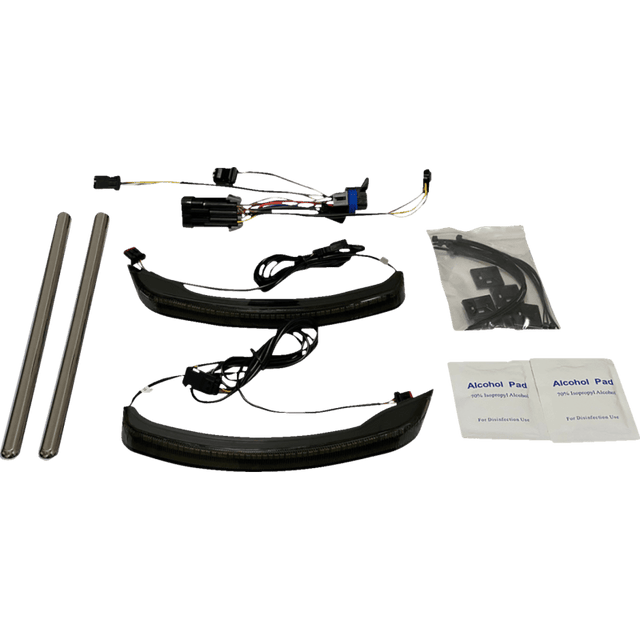 CUSTOM DYNAMICS LIGHT LOW PROFILE SADDLBAG SMOKED INDIAN (CD - IND - SPR - V2 - S) - DRIVEN Canada's Powersports CD - IND - SPR - V2 - S