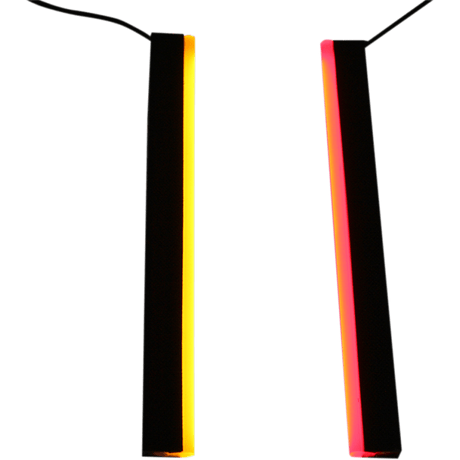 CUSTOM DYNAMICS LIGHT PLASMA ROD DUAL COLOR 14" RED/AMB PR (GENPLASMA14DC2) - DRIVEN Canada's Powersports GENPLASMA14DC2