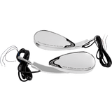 CUSTOM DYNAMICS MIRRORS LED RUN & TURN SIGNAL CHROME (CD - MIR - PLUG - C) - DRIVEN Canada's Powersports CD - MIR - PLUG - C