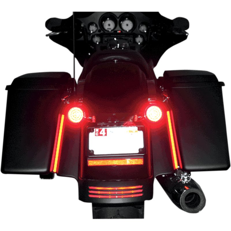 CUSTOM DYNAMICS PLASMA LIGHT RODS 8" PR - DRIVEN Canada's Powersports MPLASMA - RED - PR