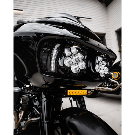 CUSTOM DYNAMICS SHARK DEMON™ 2 PERFORMANCE HEADLIGHT KIT FOR ROAD GLIDE (SD2 - RG - WW) - DRIVEN Canada's Powersports SD2 - RG - WW