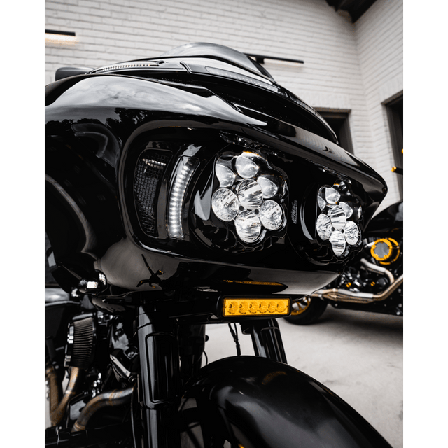 CUSTOM DYNAMICS SHARK DEMON™ 2 PERFORMANCE HEADLIGHT KIT FOR ROAD GLIDE (SD2 - RG - WW) - DRIVEN Canada's Powersports SD2 - RG - WW