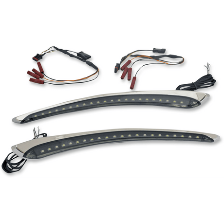 CUSTOM DYNAMICS TRIM W - SHLD 14 - 19 FLHT CHROME (CD - BFT - 14 - C) - DRIVEN Canada's Powersports CD - BFT - 14 - C