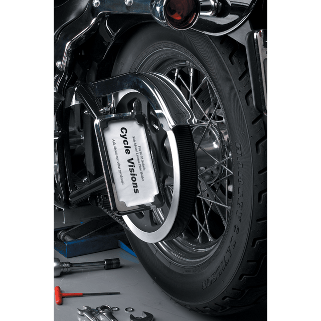 CYCLE VISIONS 08 - 17 FX/FLST LIC/PLT BRKT WO/VERTI - DRIVEN Canada's Powersports CV - 4606 - B