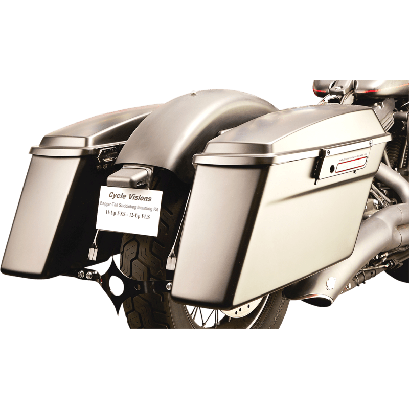 CYCLE VISIONS 11 - 13 FXS/12 - 17 FLS BAGGER TAIL - DRIVEN Canada's Powersports CV - 7190