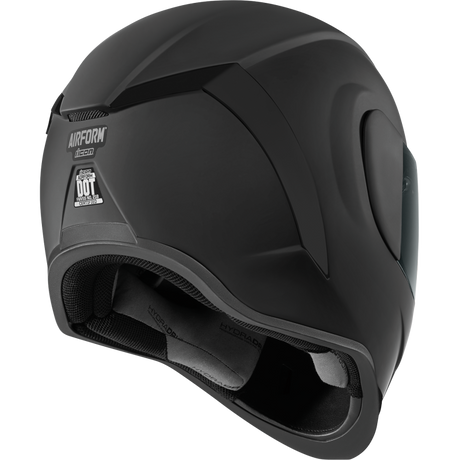 ICON HLMT AFRM DARK RUB Black Back - Driven Powersports