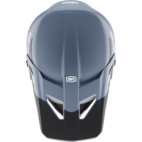 100% STATUS HELMET Drop/Steel Blue Top - Driven Powersports