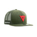 DAINESE 9FIFTY TRUCKER SNAPBACK CAP - GREEN/RED (ONE SIZE) - Driven Powersports Inc.80510190454161990051-L48-N
