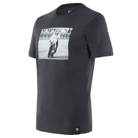 DAINESE AGOSTINI T - SHIRT EBONY (L) (1896852 - 120 - L) - DRIVEN Canada's Powersports 80510193273831896852 - 120 - L