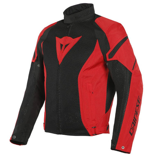DAINESE AIR CRONO 2 TEX JACKET - BLACK/LAVA-RED/LAVA-RED (48) (1735202-77F-48) - Driven Powersports Inc.80510193188551735202-77F-48