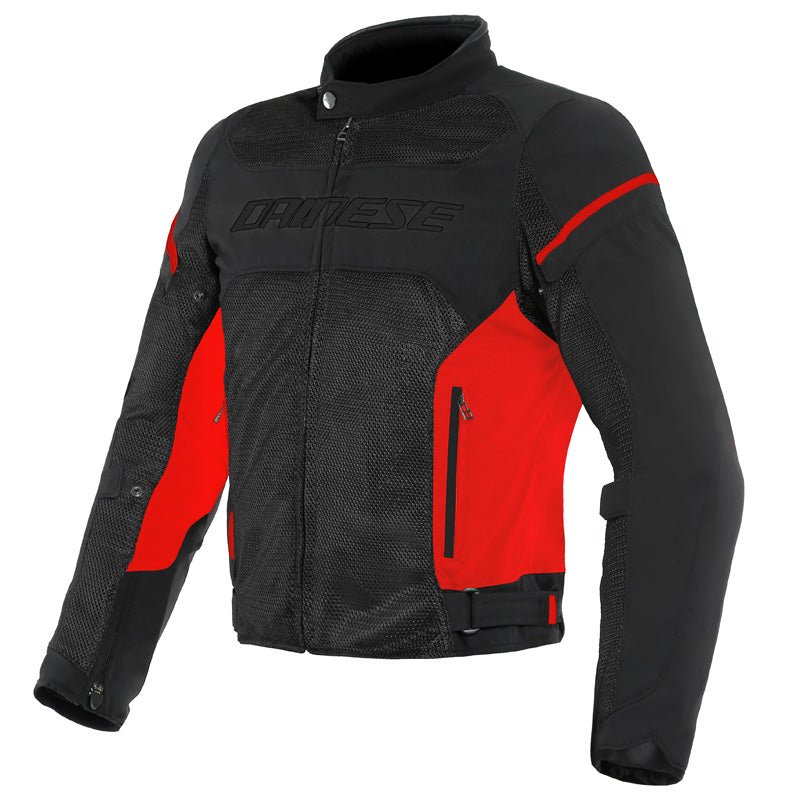 DAINESE AIR FRAME D1 TEX JACKET BLACK/WHITE/FLUO - RED (60) - DRIVEN Canada's Powersports 80526446418131735196 - 184 - 48