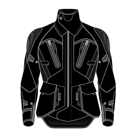 DAINESE ANTARTICA 2 GTX JACKET LIGHT - GRAY/BLACK (62) - DRIVEN Canada's Powersports 80510194035511593998 - 631 - 56