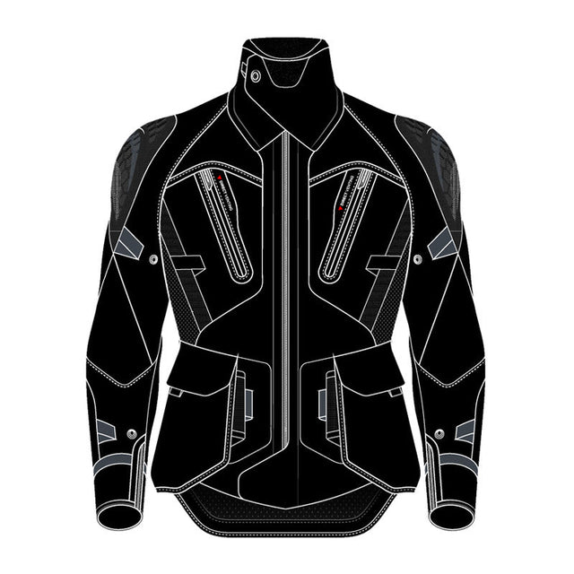 DAINESE ANTARTICA 2 GTX JACKET LIGHT - GRAY/BLACK (62) - DRIVEN Canada's Powersports 80510194035511593998 - 631 - 56
