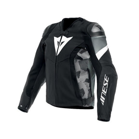 DAINESE AVRO 5 LEATHER JACKET 50 (BLACK/WHITE/ANTHRACITE) (15300001 - F13 - 50) - DRIVEN Canada's Powersports 805101963974515300001 - F13 - 50