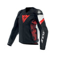DAINESE AVRO 5 LEATHER JACKET 52 (BLACK/RED - LAVA/WHITE) - DRIVEN Canada's Powersports 805101963964615300001 - A77 - 52