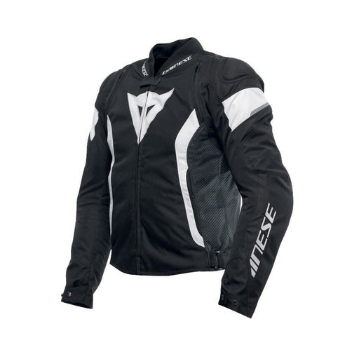 DAINESE AVRO 5 TEX JACKET BLACK/FLUO-RED/WHITE 62 - Driven Powersports Inc.805101969780617300006-O45-48