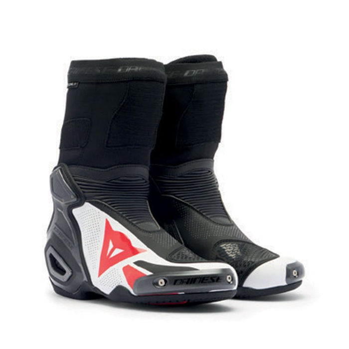 DAINESE AXIAL 2 AIR BOOTS BLACK/WHITE/LAVA-RED 47 - Driven Powersports Inc.805101973983417900053-V78-42