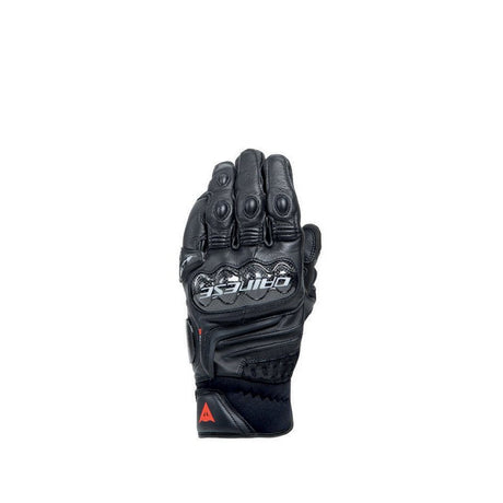 DAINESE CARBON 4 SHORT LEATHER GLOVES BLACK/FLUO RED (3XL) - DRIVEN Canada's Powersports 80510194260311815958 - 631 - S