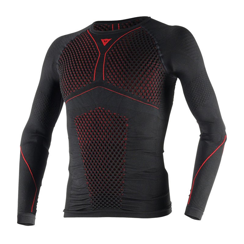 DAINESE D - CORE THERMO TEE LS BLACK/RED - DRIVEN Canada's Powersports 80526443903531915932 - 604 - L