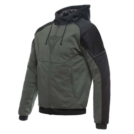 DAINESE DAEMON - X SAFETY HOODIE FULL ZIP GREEN/BLACK 60 - DRIVEN Canada's Powersports 80510195026981735263 - 731 - 60