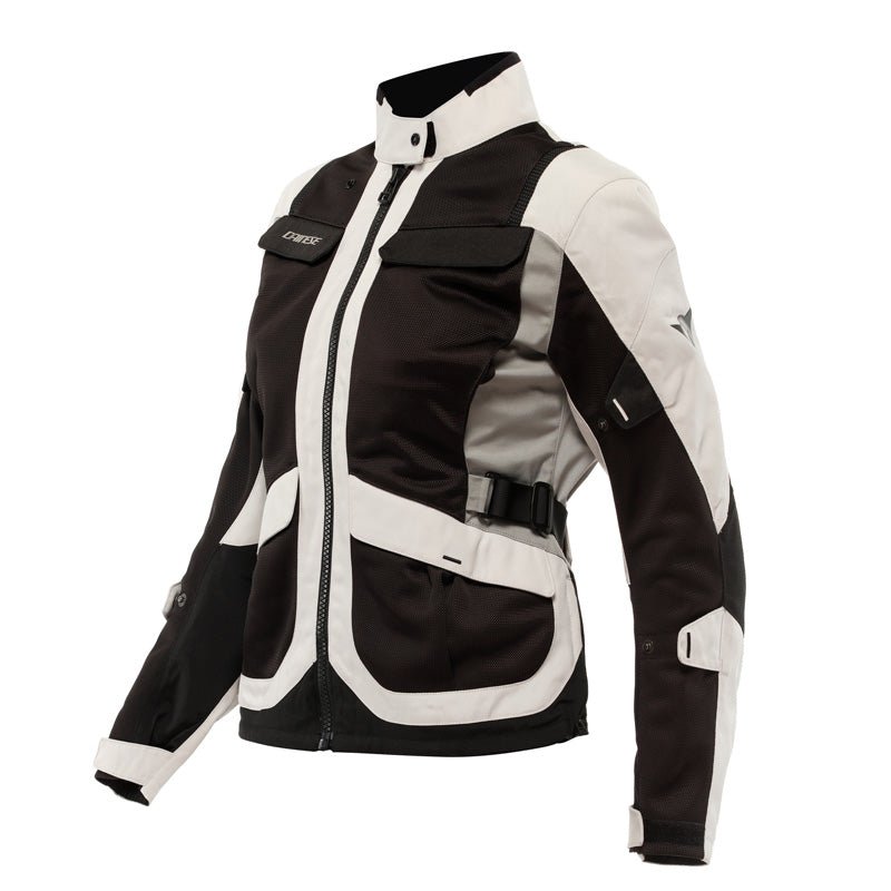 DAINESE DESERT LADY TEX JACKET PEYOTE/BLACK/STEEPLE - GRAY (42) (2735259 - 27G - 42) - DRIVEN Canada's Powersports 80510193917802735259 - 27G - 42