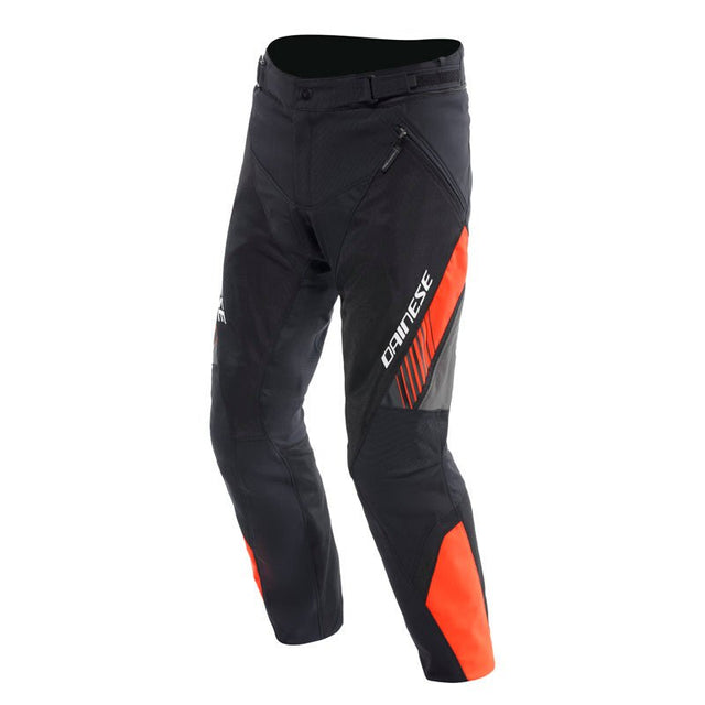 DAINESE DRAKE 2 AIR ABSOLUTSHELL PANTS BLACK/RED - FLUO (62) (16700002 - 628 - 62) - DRIVEN Canada's Powersports 805101964105216700002 - 628 - 62