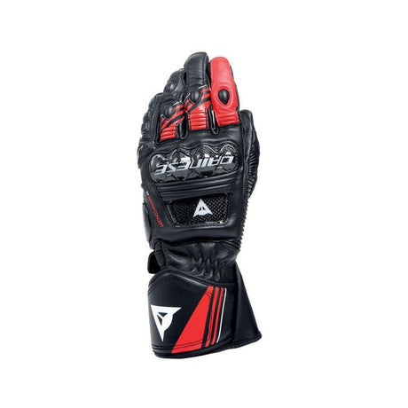 DAINESE DRUID 4 LEATHER GLOVES BLACK/RED/WHITE (XL) (1815959 - A77 - XL) - DRIVEN Canada's Powersports 80510194263381815959 - A77 - XL