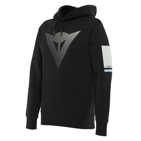 DAINESE FADE HOODIE BLACK/COOL - GRAY/WHITE (2XL) - DRIVEN Canada's Powersports 80510193992051896862 - 41G - XS