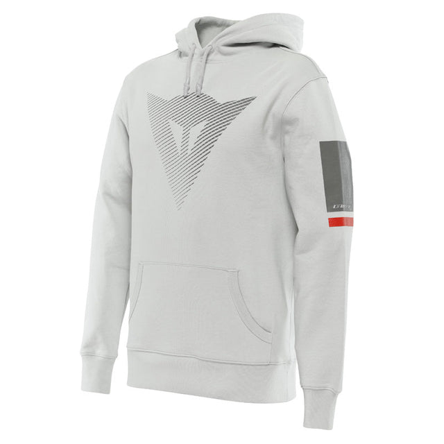 DAINESE FADE HOODIE GLACIER GRAY/DARK GRAY/RED (2XL) - DRIVEN Canada's Powersports 80510193991441896862 - 38G - XS