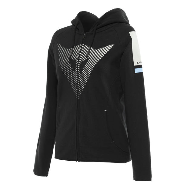 DAINESE FADE LADY FULL - ZIP HOODIE BLACK/COOL GRAY/LIGHT BLUE (2XL) - DRIVEN Canada's Powersports 80510193992812896859 - 37G - XS