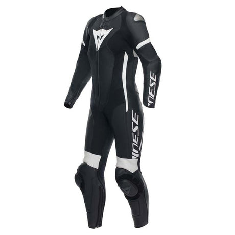 DAINESE GROBNIK LADY LEATHER 1PC SUIT PERF. BLACK/WHITE/RED 54 - DRIVEN Canada's Powersports 80510194981202513484 - 948 - 38