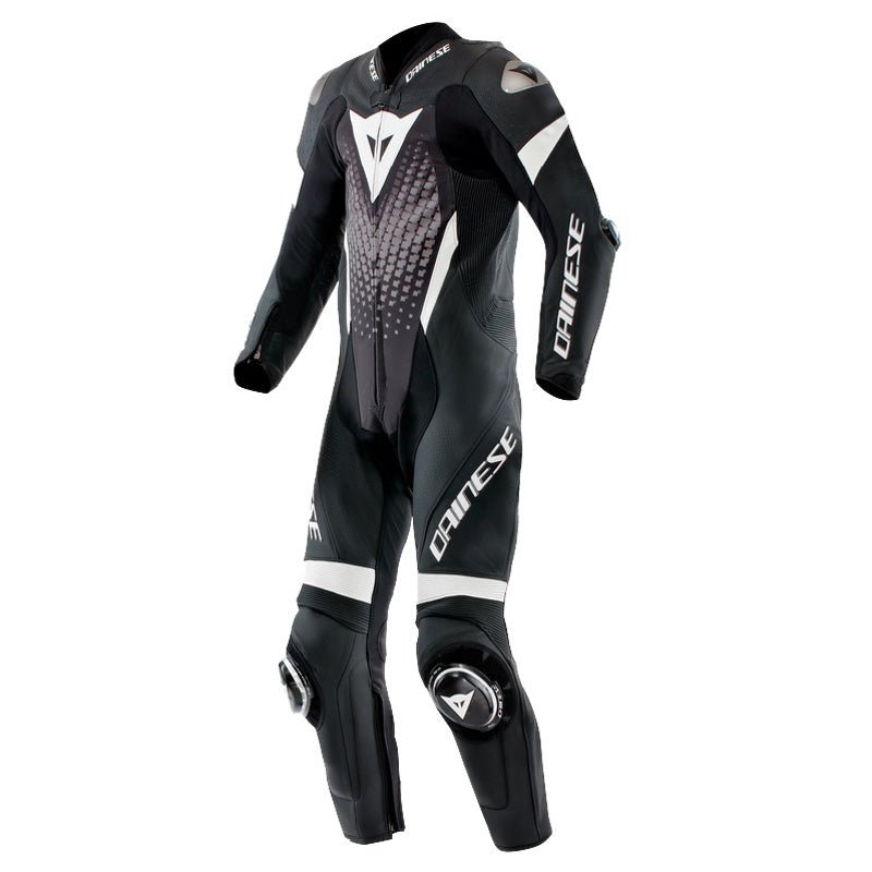 Dainese Laguna Seca 6 Perf 1PC Leather Suit Black/White/Anthracite 44 - DRIVEN Canada's Powersports 805101987174915100061-F13-54
