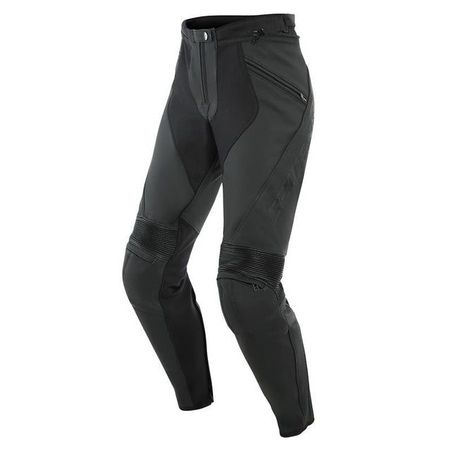 DAINESE PONY 3 LADY LEATHER PANTS MATTE BLACK (54) - DRIVEN Canada's Powersports 80510191324062553711 - 076 - 44
