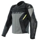 DAINESE RACING 4 LEATHER JACKET CHARCOAL/BLACK (64) - DRIVEN Canada's Powersports 80510193027241533848 - 09F - 48