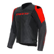Dainese Racing 5 Perf Leather Jacket Black/Red Fluo 44 - DRIVEN Canada's Powersports 805101983288715300032-P75-44