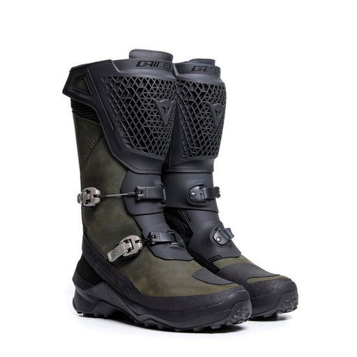 DAINESE SEEKER GORE-TEX BOOTS BLACK/ARMY-GREEN (48) - Driven Powersports Inc.80510195444761795241-70H-39