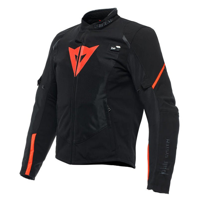 DAINESE SMART JACKET SPORT BLACK/FLUO - RED (64) - DRIVEN Canada's Powersports 80510194436181D20040 - 628 - 46