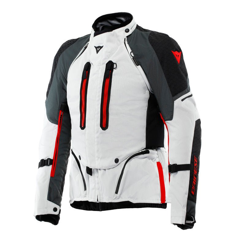 Dainese Super Adventure Absoluteshell Jacket Glacier Gray/Iron Gate/Red 44 - DRIVEN Canada's Powersports 805101981523116500012-29J-56