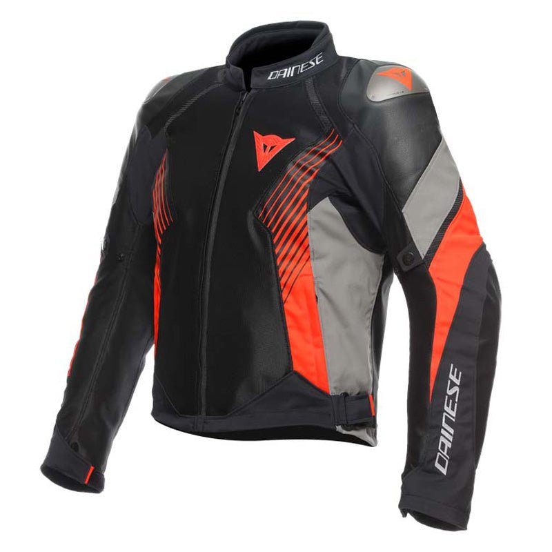 DAINESE SUPER RIDER 2 ABSOLUTSHELL JACKET BLACK/GRAY/FLUO RED(60) - DRIVEN Canada's Powersports 80510195701781654630 - 85I - 46
