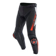 DAINESE SUPER SPEED PERF. LEATHER PANTS BLACK/WHITE/RED - FLUO (54) - DRIVEN Canada's Powersports 805101964068015500007 - N32 - 54
