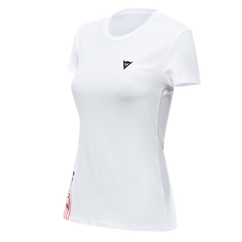 DAINESE T - SHIRT LOGO LADY BLACK/FLUO - RED (3XL) - DRIVEN Canada's Powersports 80510194953582896883 - 601 - XS